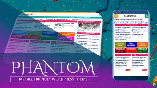 Phantom WordPress Theme For Job Website