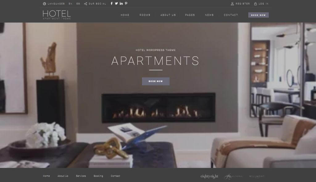 Best WordPress Theme For Hotel Booking 9 Hotel Booking WordPress Theme