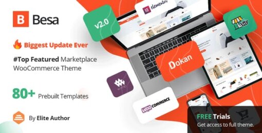 Besa WooCommerce Theme GPL W3Templates