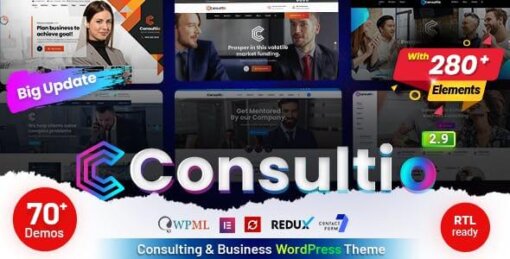Consultio WordPress Theme GPL W3Templates