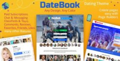 DateBook WordPress Theme GPL W3Templates