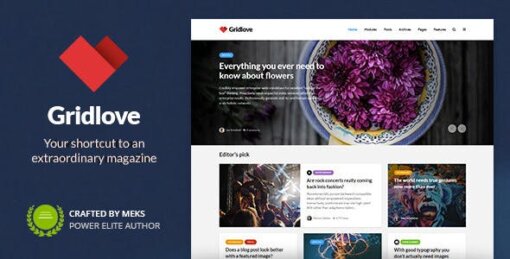 Gridlove WordPress Theme GPL W3Templates