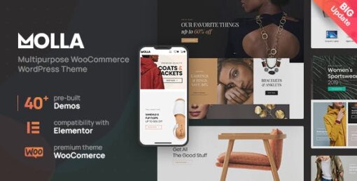 Molla WordPress Theme GPL W3Templates
