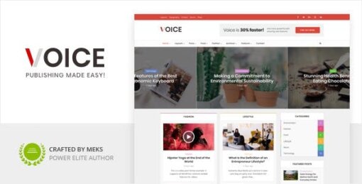 Voice WordPress Theme GPL W3Templates