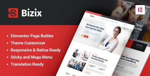 Bizix Theme GPL Latest Version W3Templates