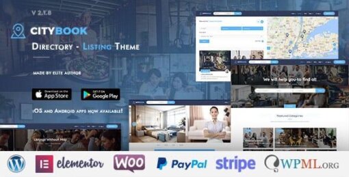 CityBook WordPress Theme GPL W3Templates