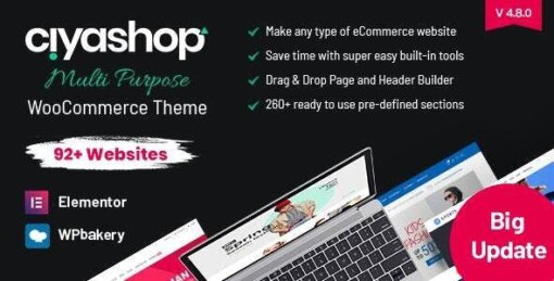 CiyaShop GPL Theme W3Templates