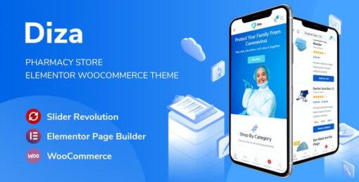 Diza WordPress Theme GPL W3Templates