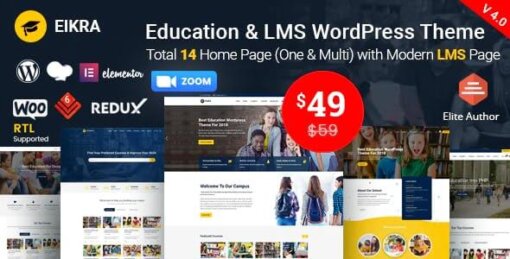 Eikra WordPress Theme GPL W3Templates