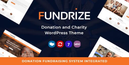 Fundrize WordPress Theme GPL W3Templates