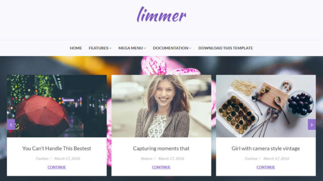 Top-5 Best Quotes Blogger Templates 5 Limmer Blogger Template