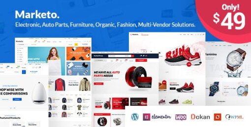 Marketo WooCommerce Theme GPL W3Templates