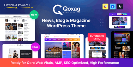 Qoxag WordPress Theme GPL W3Templates