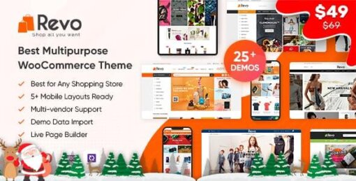 Revo WooCommerce Theme GPL W3Templates