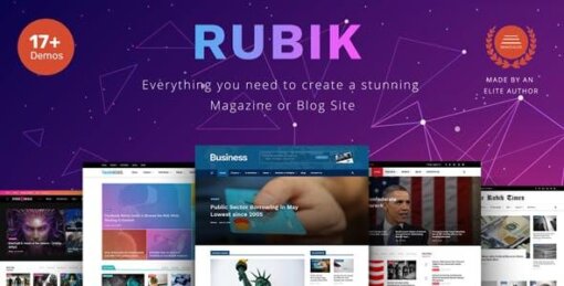 Rubik WordPress Theme GPL W3Templates