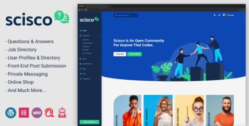 Scisco WordPress Theme GPL W3Templates