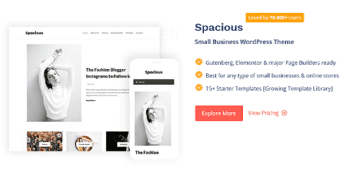 Spacious Pro GPL Theme W3Templates
