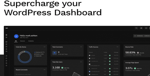 UiPress Pro WordPress Admin Dashboard Theme W3Templates