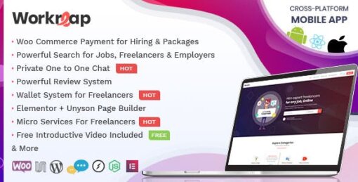 Workreap WordPress Theme GPL W3Templates