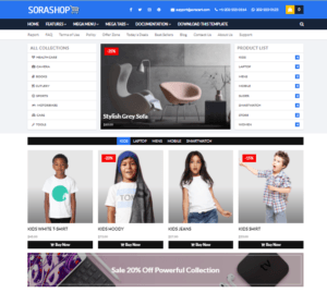 SoraShop Blogger Template Download 3 Sora Shop Blogger Templates