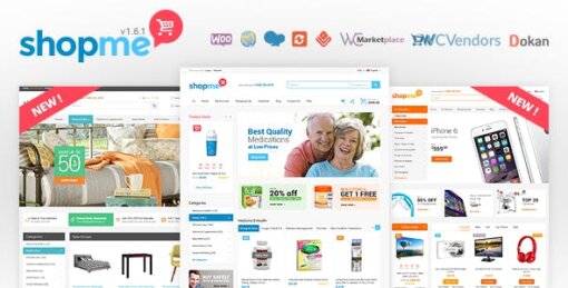 ShopMe GPL Theme W3Templates
