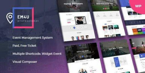 Events-WordPress-Theme-for-Booking-Tickets-EM4U-GPL-W3-Templates