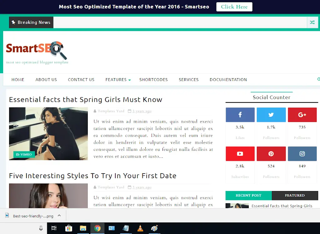 Top-5 Best SEO Friendly Blogger Template Free Download 4 best-free-blogger-templates