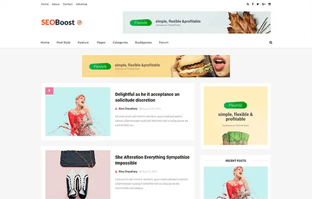 Top-5 Best SEO Friendly Blogger Template Free Download 6 seo-boost-blogger-template, Seo Friendly Blogger Template