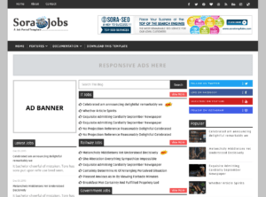 Sora Job Template For Blogger Download Link 9 Sora Job Blogger Templates