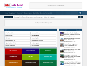 Piki Job Alert Blogger Template Download Link 4 Piki Job Alert Blogger Template