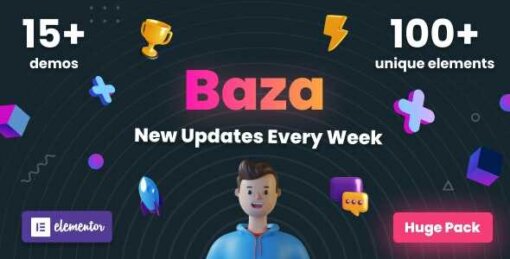 Baza Theme GPL v1.22 For Creative Multipurpose WordPress Theme