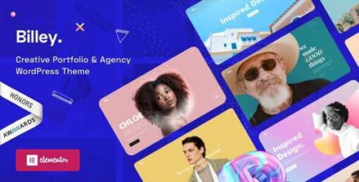 Billey Theme GPL v1.9.1 Build Creative Portfolio & Agency