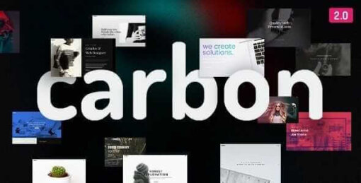 Carbon Theme GPL v3.0 For Clean Minimal Multipurpose WordPress Theme