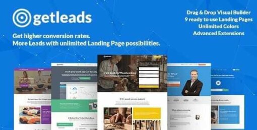 Getleads Theme GPL v2.2 For High Performance Landing Page WordPress Websites