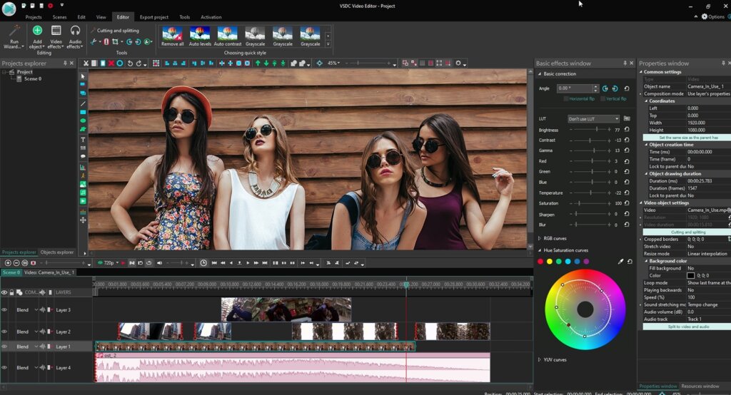 VSDC Video Editing Software W3Templates