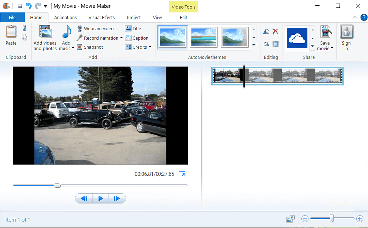 Windows Movie Maker 10