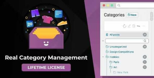 WordPress Real Category Management GPL v4.1.60 For Content Management in Category Folders