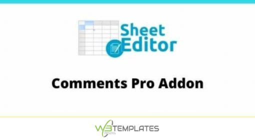 WP Sheet Editor Comments Pro Addon GPL