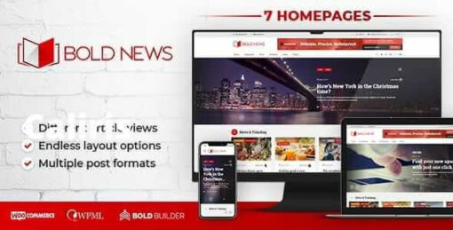 Bold News Theme GPL