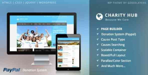 Charity Hub Theme GPL