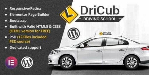 Dricub Theme GPL