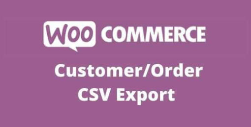 WooCommerce Customer Order CSV Export GPL