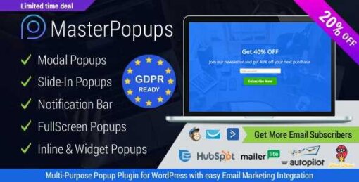 Master Popups Plugin
