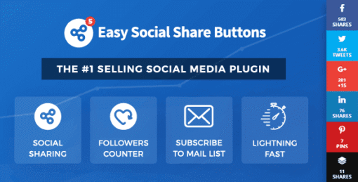 Easy Social Share Buttons