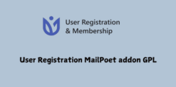User Registration MailPoet addon